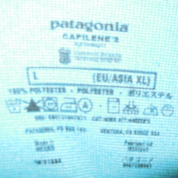 Patagonia women's Capilene 2 lightwieght top teal - Picture 4 of 4